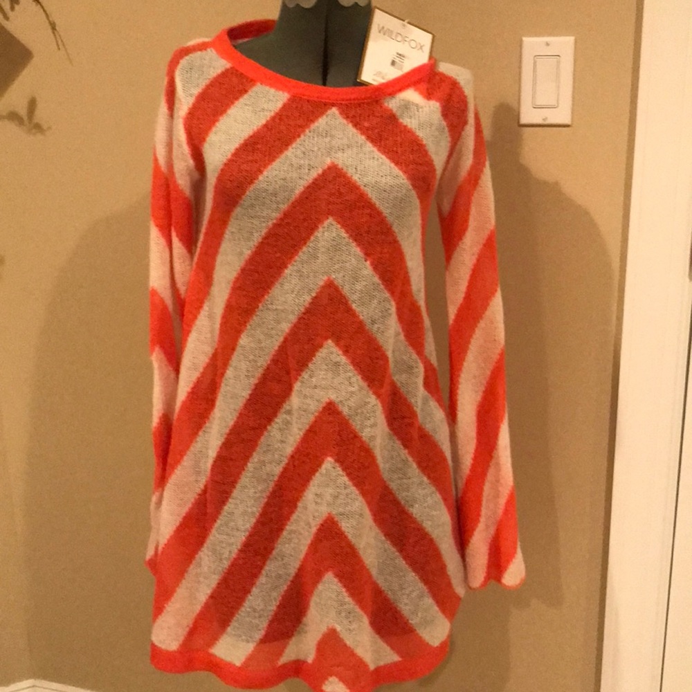 NWT WILDFOX tunic sweater sz M